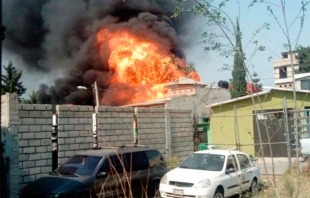 #Video: Explota fábrica de grasas sintéticas en #AtizapánDeZaragoza; hay tres lesionados