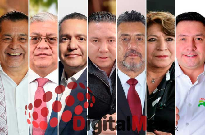 Juan Hugo de la Rosa, Cristóbal Castañeda, Ricardo Moreno, Alberto Valdés, Luis Zenteno, Delfina Gómez, Miguel Ángel Ramírez