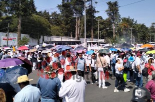 Se espera que los inconformes lleguen primero a las oficinas de la Secretaría de Salud y del ISEM.