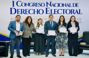 Arlen Siu Jaime Merlos, presidenta del TEEM, participó en el Congreso Nacional de Derecho Electoral en Coahuila.
