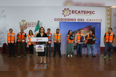 En conferencia de prensa, la alcaldesa explicó que encontró el municipio con acumulación de basura en barrancas, bocas de tormenta, areneros, calles y avenidas, además de un sistema hidráulico saturado y deterioro.