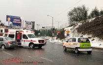 Tromba en Toluca provoca accidentes