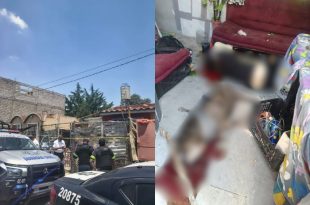 Autoridades municipales y peritos de la Fiscalía mexiquense acordonaron el domicilio en el fraccionamiento Las Plazas.