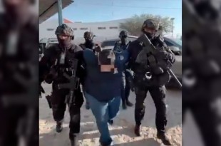 Tras su captura, fue trasladado a Guanajuato en un operativo de seguridad.