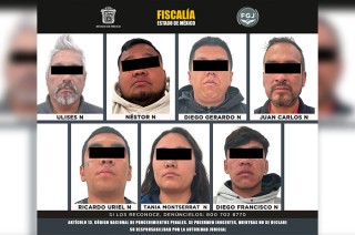 Los detenidos fueron ingresados al Centro Penitenciario y de Reinserción Social de Ecatepec.