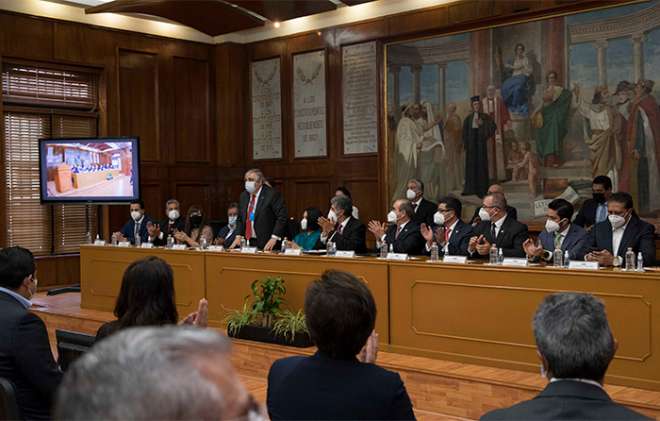 Manifestó que el debate de ideas será fundamental para construir las instituciones que esperan y necesitan los mexiquenses