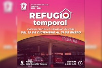 Este refugio operará en un horario de 20:00 a 6:00 horas del día siguiente, para ofrecer atención integral que va desde una evaluación médica al ingresar.