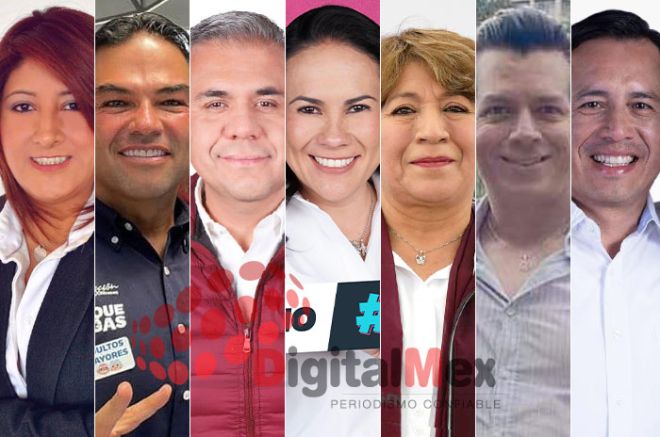 Laura Ramírez, Enrique Vargas, Fernando Vilchis, Alejandra del Moral, Delfina Gómez, Sergio Saldaña Zorrilla, Cuitláhuac García