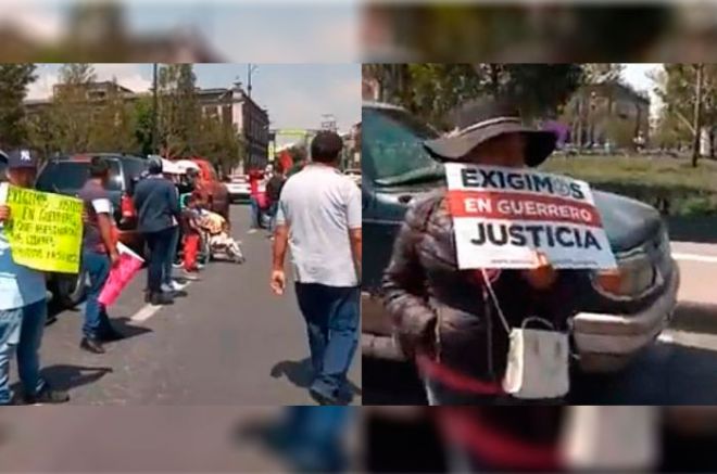 Protestan antorchistas en Toluca
