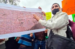 Los artesanos señalaron que compraron este predio con la finalidad de poder construir un mercado