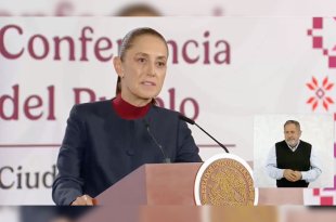 a presidenta rechazó que exista una “lista negra” luego de que periodistas, medios y analistas aparecieran en un esquema sobre la amplificación de mensajes críticos a la 4T.