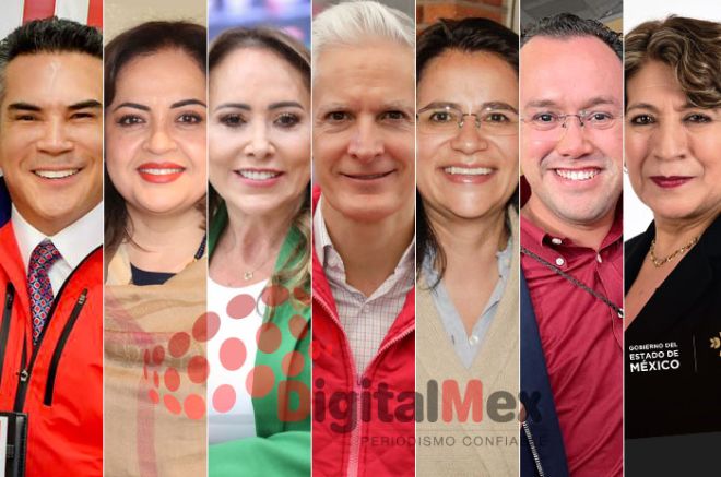 Alejandro Moreno, Ana Lilia Herrera, Cristina Ruiz, Alfredo del Mazo, Paola Jiménez, Anthony Domínguez, Delfina Gómez