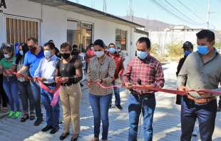 En la colonia El Molino, el presidente municipal, Anthony Domínguez Vargas, señaló que en este lugar suman tres obras y van por más en este 2021