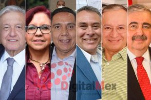 AMLO, Leticia Ramírez, Marco Aurelio Carbajal, Mario Vázquez, Raymundo Martínez, Ricardo Sodi