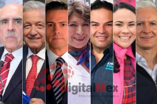 Pablo Gómez, AMLO, Enrique Peña, Delfina Gómez, Enrique Vargas, Alejandra del Moral, Alfredo del Mazo