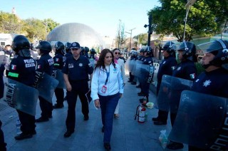 Más tarde, servidoras públicas de la CODHEM acompañarán a colectivas en las marchas.