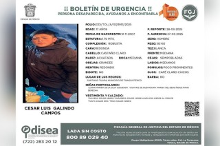 Lo vieron por última vez en Santiago Tilapa