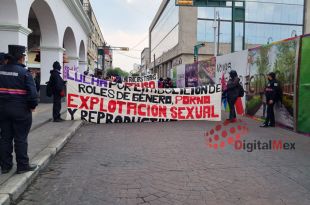 #Video: ¡Alerta! Se manifiestan feministas radicales en centro de #Toluca
