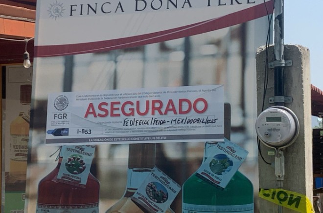 Predio asegurado por la FGR en Teotihuacán, investigado por posible destrucción de vestigios arqueológicos.