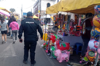 Participan aproximadamente 400 elementos con patrullajes preventivos, vigilancia a pie y monitoreo constante.