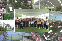 Raciel Pérez entrega la obra en el Deportivo Tlalnepantla