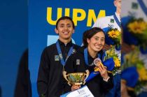 Catherine Oliver y Emiliano Hernández ganaron la medalla de plata en relevo mixto de la Copa del Mundo de Pentatlón Moderno.