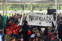 Paristas de la UAEMéx interrumpen discurso de Sheinbaum