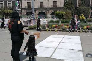 Las fotos fueron exhibidas en la Plaza de los Mártirez