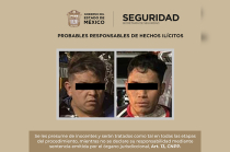 Los detenidos junto los indicios fueron presentados ante la Agencia del Ministerio Público correspondiente.