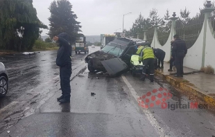 #DeÚltimoMinuto: se registra accidente en la #Toluca-Tenango