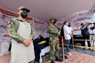 Raymundo Martínez Carbajal lamentó que la población haya normalizado la violencia durante el arranque del programa Canje de Armas.