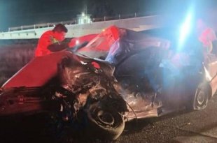 El accidente múltiple registrado en la autopista Toluca-Atlacomulco, en Ixtlahuaca, dejó dos hombres sin vida.