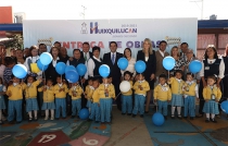 Más equipo y obras en beneficio de alumnos de #Huixquilucan