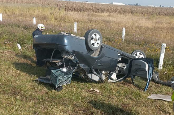 Autoridades indicaron que el accidente podría haber derivado del exceso de velocidad.