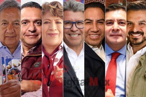 Higinio Martínez, Ricardo Moreno, Delfina Gómez, Ricardo Monreal, Eduardo Ramírez, Alejandro Armenta, Zoé Robledo