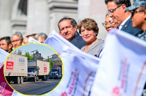 El envío consta de 70 toneladas: 46 recolectadas por el Poder Judicial del Estado de México y el resto por el Gobierno estatal, sumándose a las 190 toneladas enviadas.