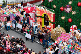 Moreno Bastida destacó que este cierre de las festividades decembrinas permitió el convivir de las familias y la niñez