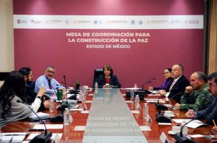 En la Mesa también se analizó el reporte de seguridad en los 125 municipios mexiquenses.