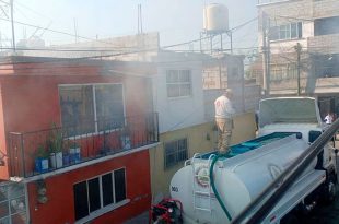El lesionado fue trasladado al Hospital Regional de Zumpango; autoridades controlaron el incendio y acordonaron la zona para investigar.