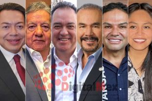 Mario Delgado, Higinio Martínez, Gonzalo Alarcón, Pedro Rodríguez, Enrique Vargas, Talia Cruz