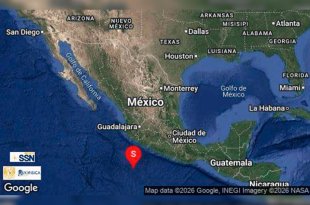 El sismo se registró en el océano Pacífico a pocos días del Segundo Simulacro Nacional 2026; hasta el momento no se reportan afectaciones.