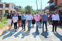 Delegado pidió que sigan haciendo más obras en esta colonia