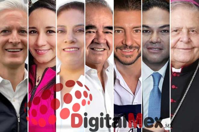 Alfredo del Mazo, Michelle Núñez, Lorena Alameda, Maurilio Hernández, Elías Rescala, Enrique Vargas, Francisco Chavolla
