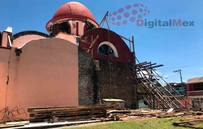 Tres años para recuperar monumentos históricos dañados por el sismo en Edomex: INAH