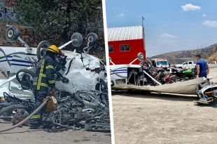 #Video: ¡Brutal! Avioneta turística se desploma en #Edoméx