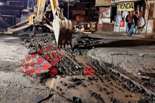 Ahora solo se espera el secado del concreto para reabrir por completo la circulación.
