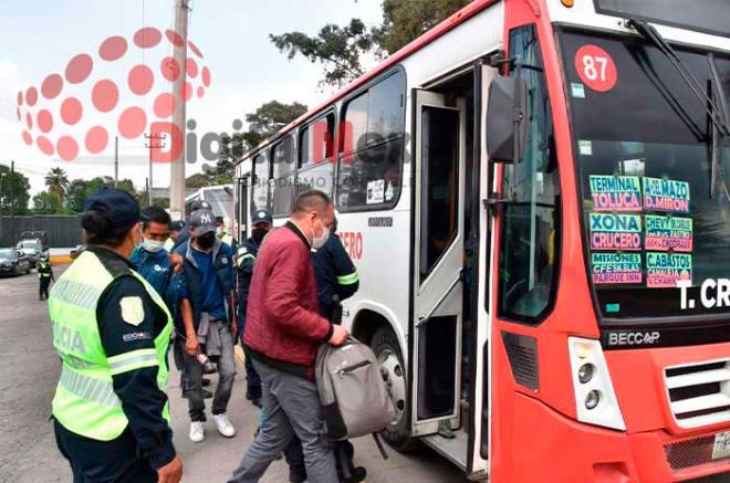 Señaló que atienden la incidencia o eventos que les llegan a referir los operadores.