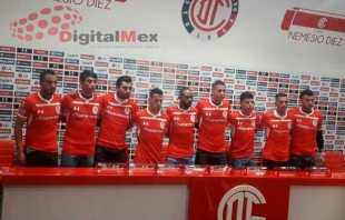Diablos Rojos del Toluca presenta a sus nuevos jugadores