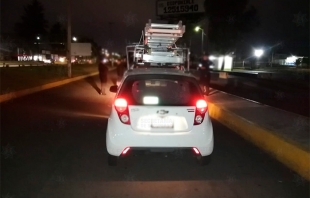 #Toluca: se robó el auto del cable y lo atrapan en persecución