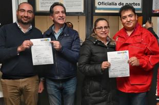 Para la elección próxima del 2 de junio, va en una candidatura con el PRI, PAN y PRD